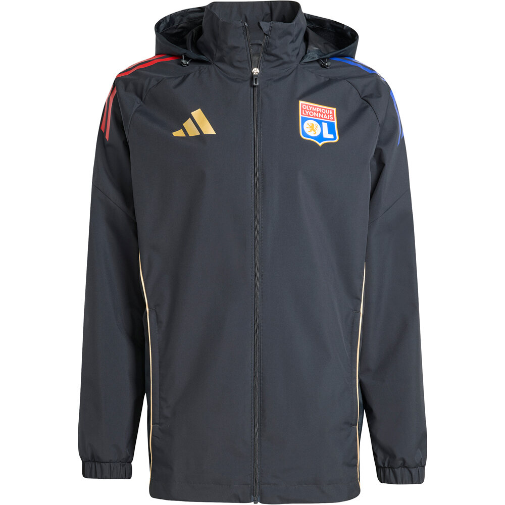 adidas chubasqueros y chaquetones entrenamiento fútbol O.LYON 26 AW JKT 05