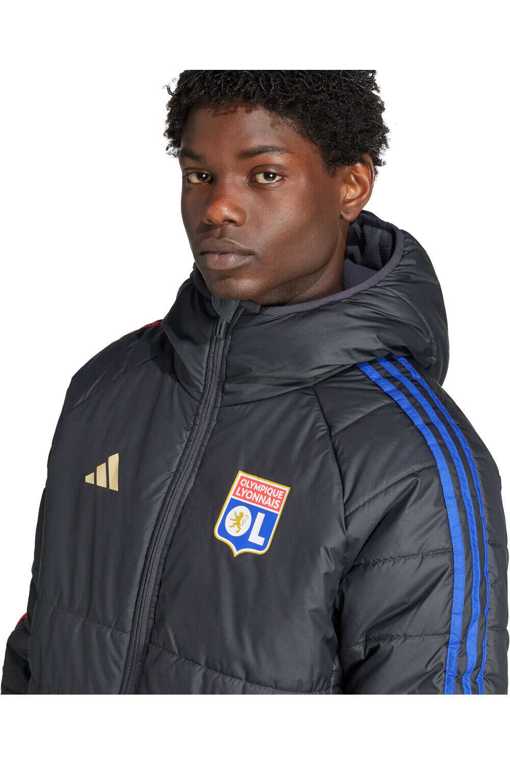 adidas chubasqueros y chaquetones entrenamiento fútbol O.LYON 26 WINTJKT 03