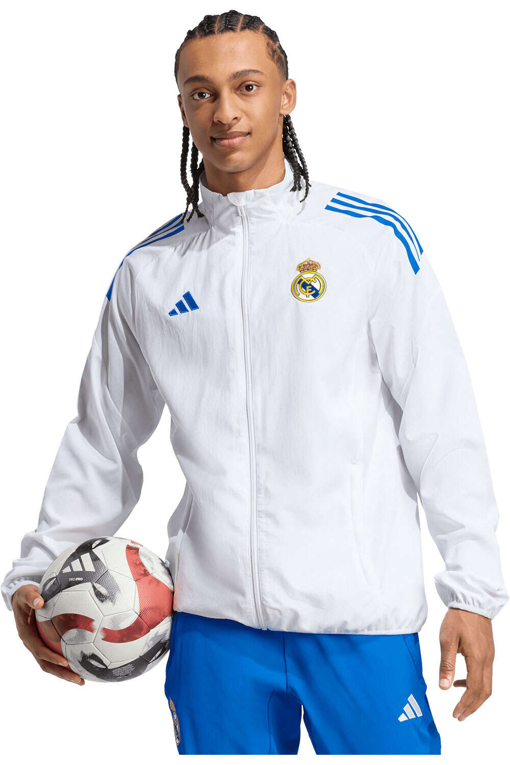 adidas chubasqueros y chaquetones entrenamiento fútbol TIRO 25 COMPETITION vista frontal