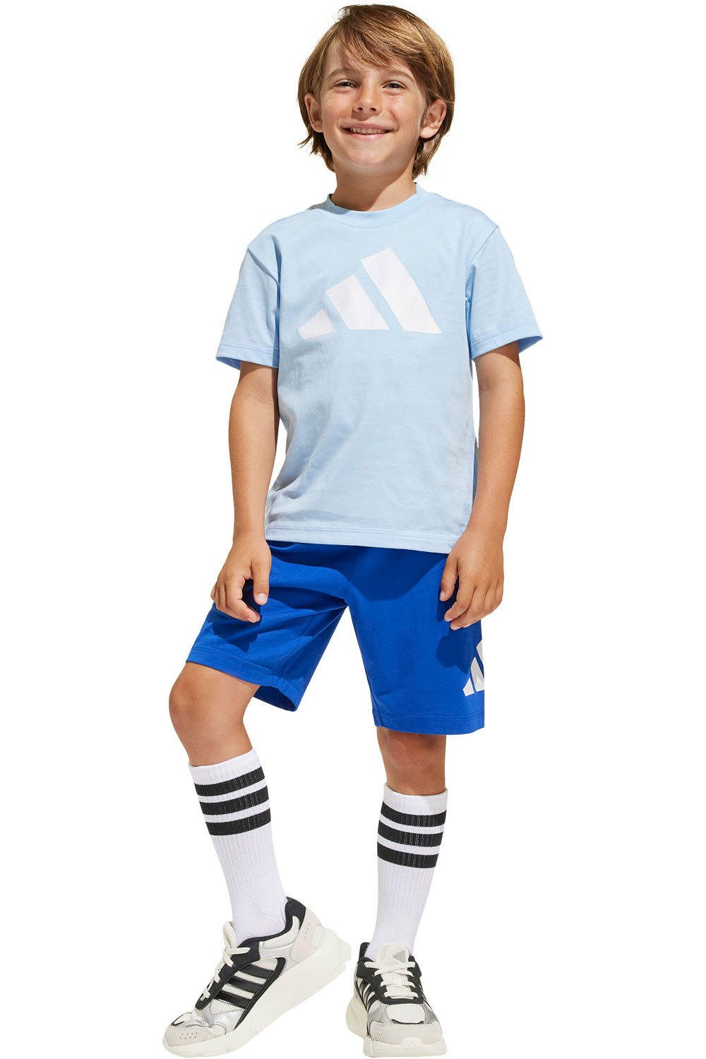 adidas conjunto junior LK BL T-SET 160 vista frontal