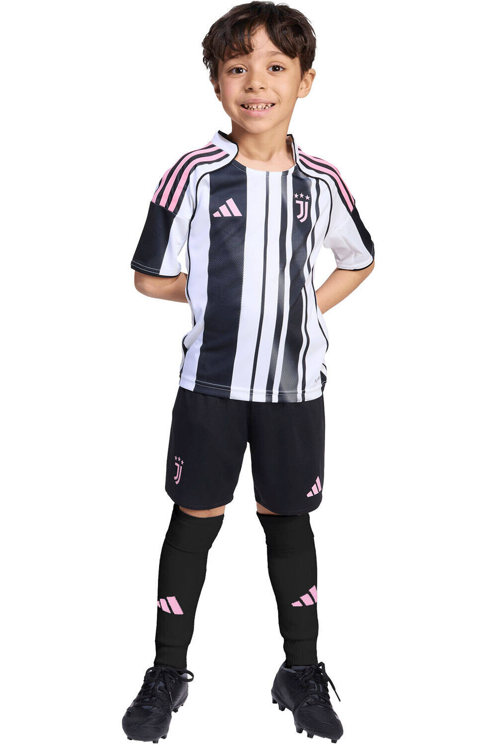 adidas equipación fútbol niño 1 EQUIPACIN JUVENTUS 25/26 vista frontal