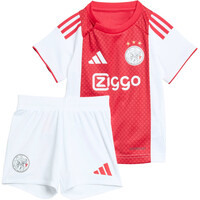 adidas equipación fútbol niño AJAX AMSTERDAM 25/26 LOCAL vista frontal