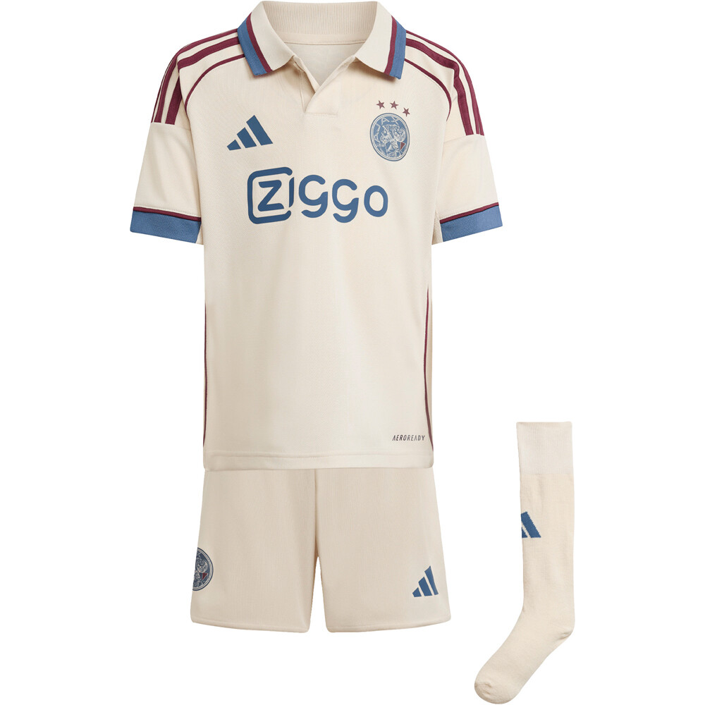 adidas equipación fútbol niño AJAX AMSTERDAM 25/26 THIRD 03