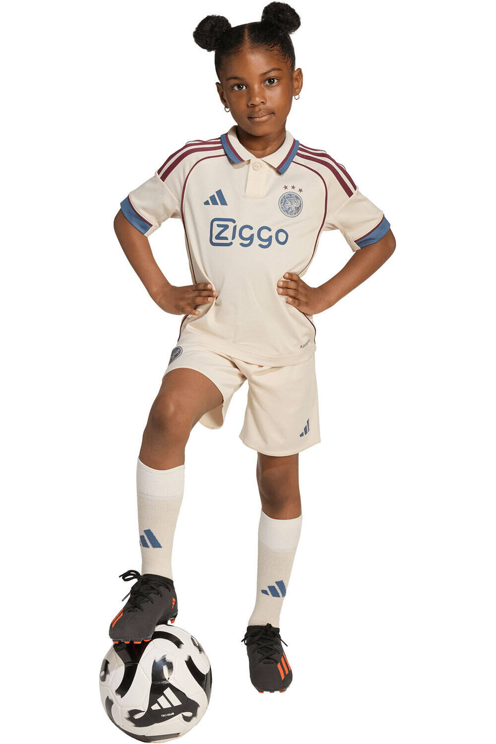 adidas equipación fútbol niño AJAX AMSTERDAM 25/26 THIRD vista frontal