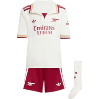 adidas equipación fútbol niño ARSENAL 25/26 THIRD vista detalle