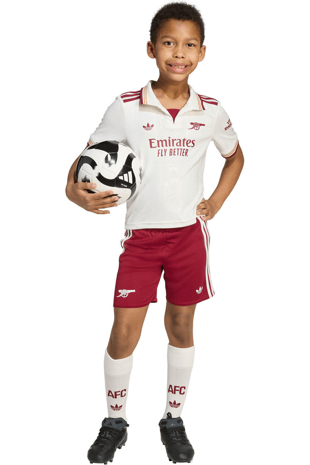 adidas equipación fútbol niño ARSENAL 25/26 THIRD vista frontal