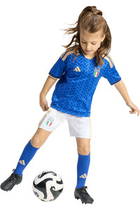 adidas equipación fútbol niño CONJUNTO PRIMERA EQUIPACIN ITALIA 26 vista detalle