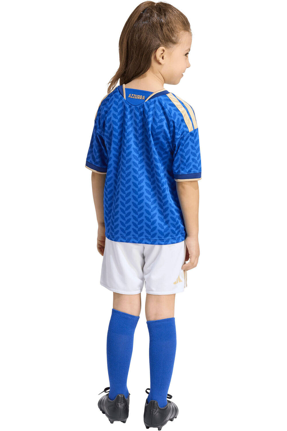 adidas equipación fútbol niño CONJUNTO PRIMERA EQUIPACIN ITALIA 26 vista trasera