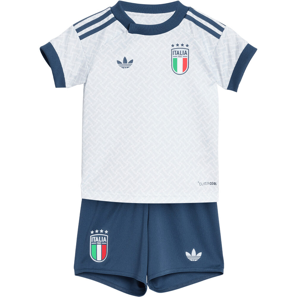 adidas equipación fútbol niño CONJUNTO SEGUNDA EQUIPACIN ITALIA 26 vista frontal