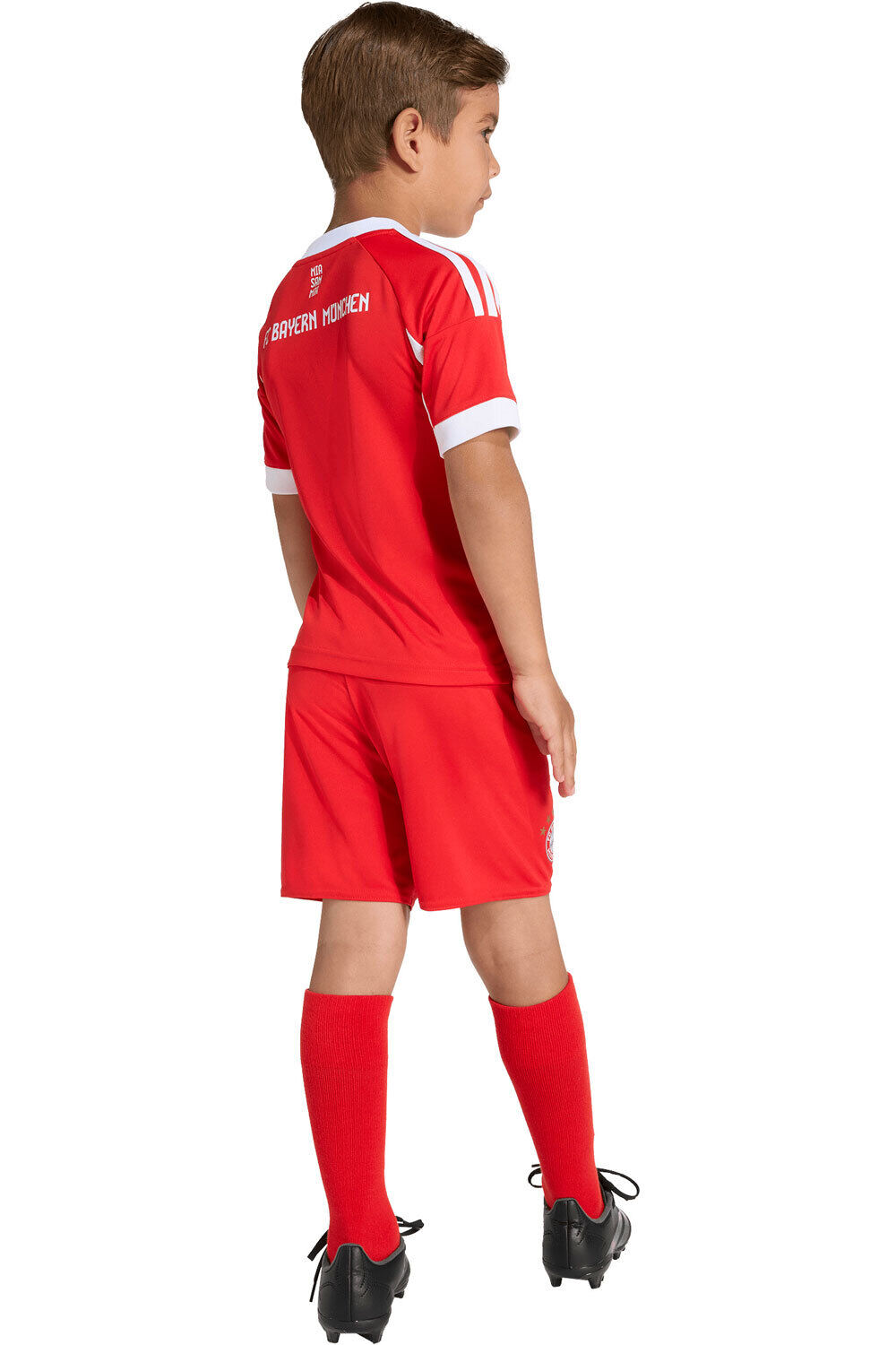adidas equipación fútbol niño FC BAYERN 2025/2026 LOCAL vista trasera