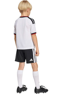 adidas equipación fútbol niño INFANTIL 1 EQUIPACIN ALEMANIA 26 vista trasera