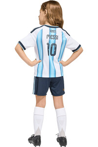 adidas equipación fútbol niño INFANTIL LOCAL ARGENTINA 26 MESSI vista trasera
