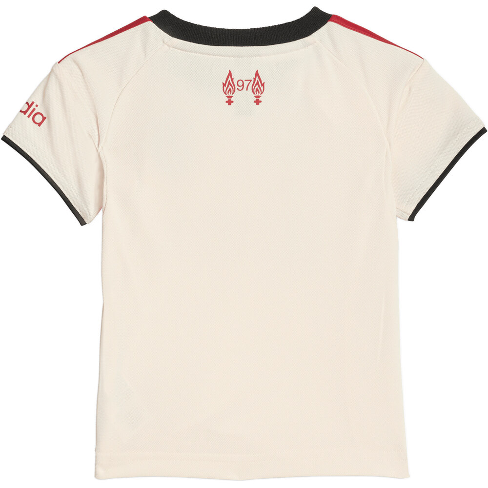 adidas equipación fútbol niño LIVERPOOL 26 A BABY vista detalle