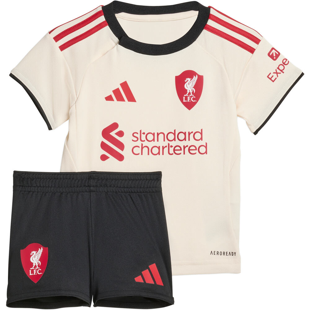 adidas equipación fútbol niño LIVERPOOL 26 A BABY vista frontal