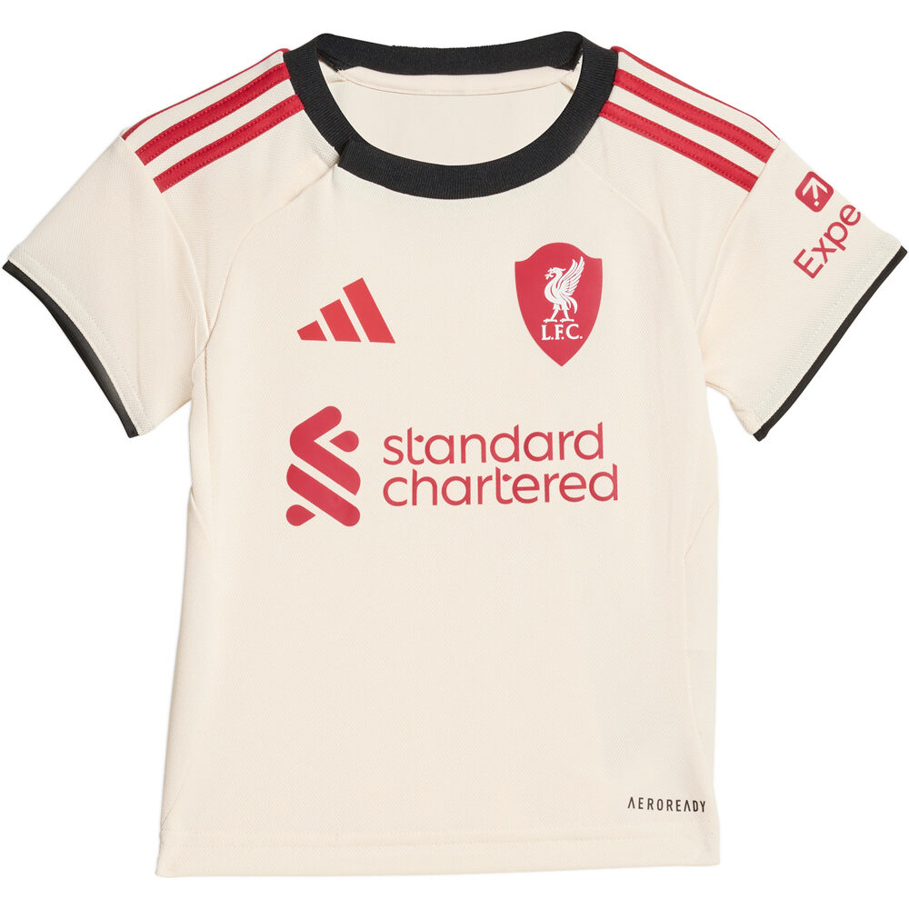 adidas equipación fútbol niño LIVERPOOL 26 A BABY vista trasera