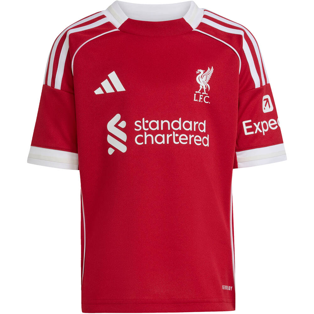 adidas equipación fútbol niño LIVERPOOL FC 25/26 HOME 04