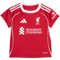 adidas equipación fútbol niño LIVERPOOL FC 25/26 HOME BABY KIDS vista trasera