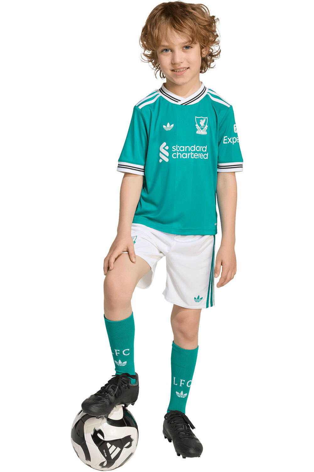 adidas equipación fútbol niño LIVERPOOL FC 25/26 THIRD vista frontal