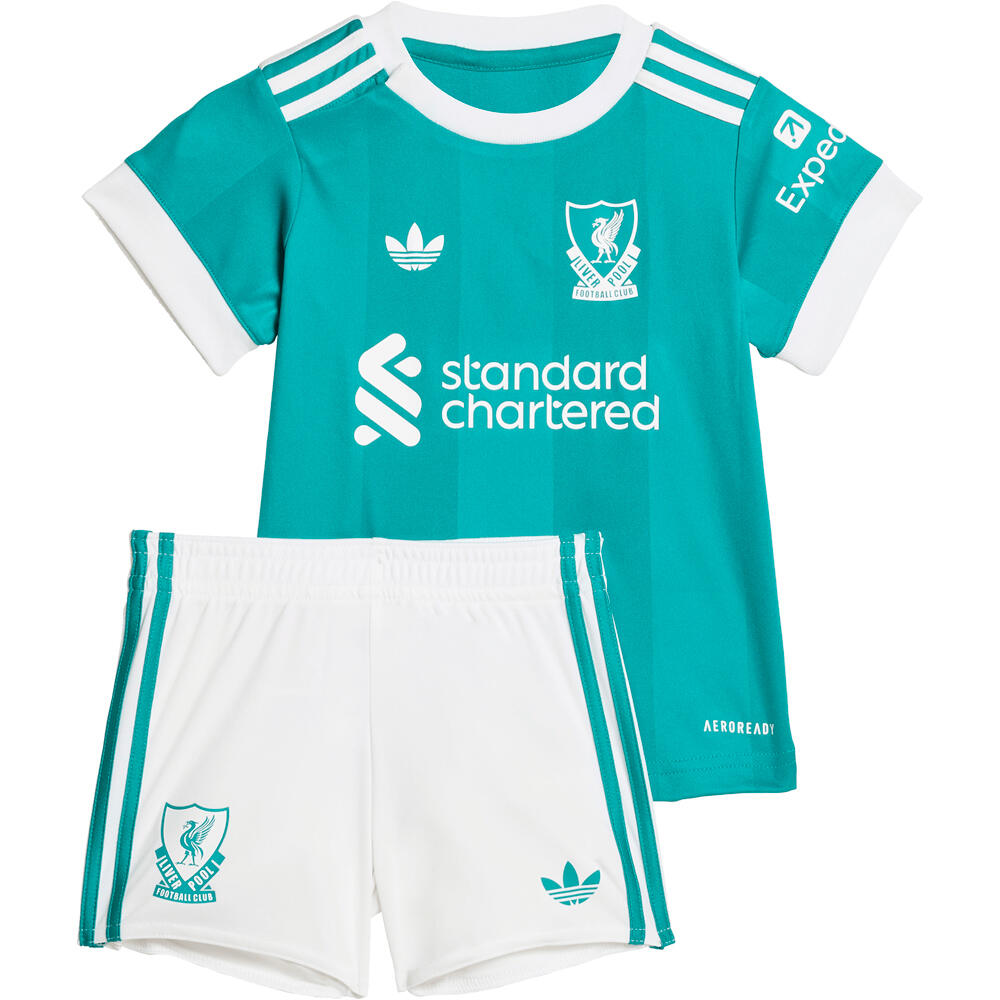 adidas equipación fútbol niño LIVERPOOL FC 25/26 THIRD vista frontal