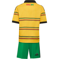 adidas equipación fútbol niño PRIMERA EQUIPACIN JAMAICA 26 vista trasera