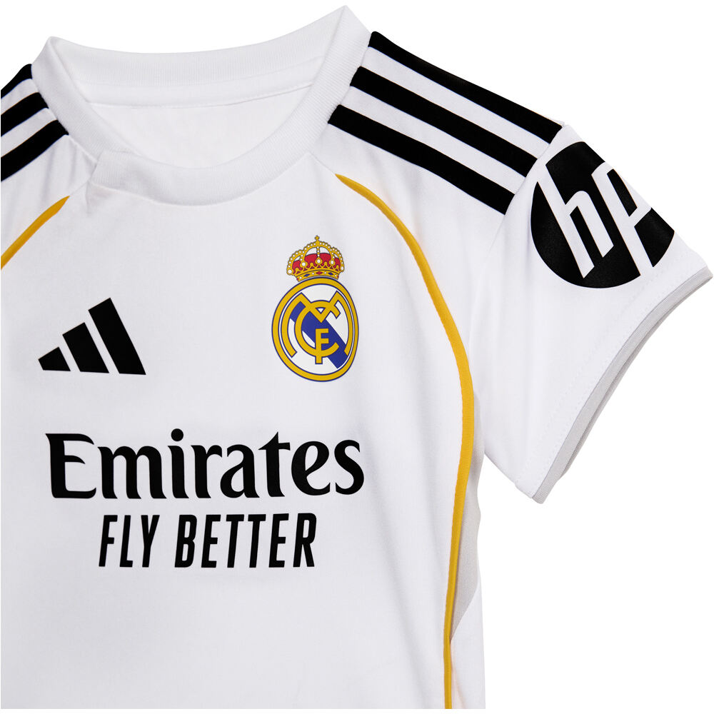 adidas equipación fútbol niño REAL MADRID 25/26 HOME 04
