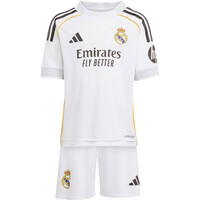 adidas equipación fútbol niño R.MADRID 26 H MINI vista frontal