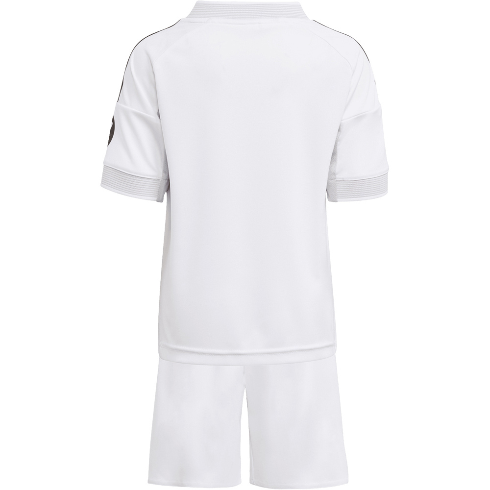 adidas equipación fútbol niño R.MADRID 26 H MINI vista trasera