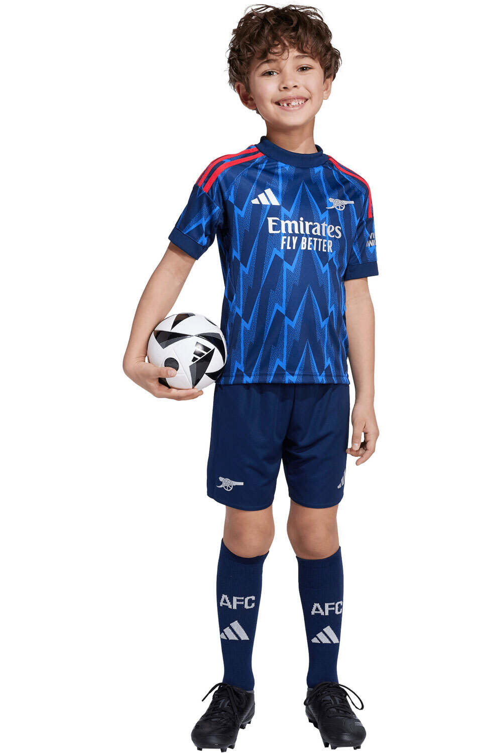 adidas equipación fútbol niño SEGUNDA EQUIPACIN ARSENAL 25/26 vista frontal