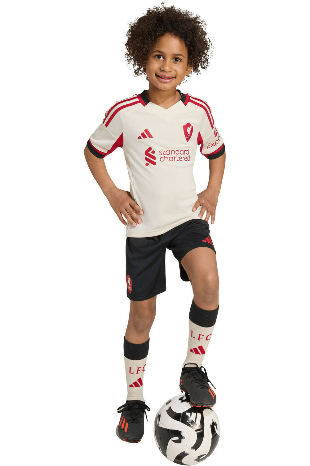 adidas equipación fútbol niño SEGUNDA EQUIPACIN LIVERPOOL FC 25/26 vista frontal