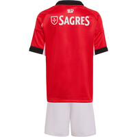 adidas equipación fútbol niño SL BENFICA 25/26 LOCAL vista trasera
