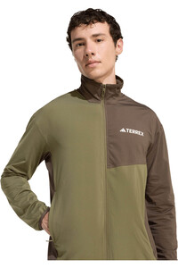 adidas forro polar hombre MT CW T FZ FL vista detalle