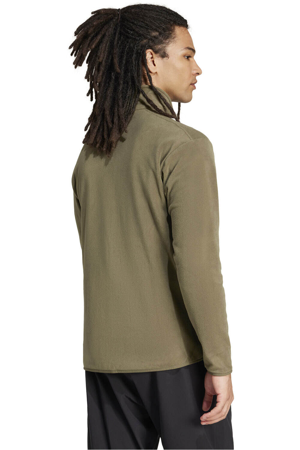 adidas forro polar hombre MT ESS FZ FL vista trasera