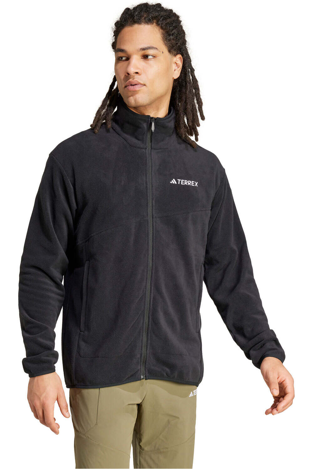 adidas forro polar hombre MT FZ FLEECE vista detalle