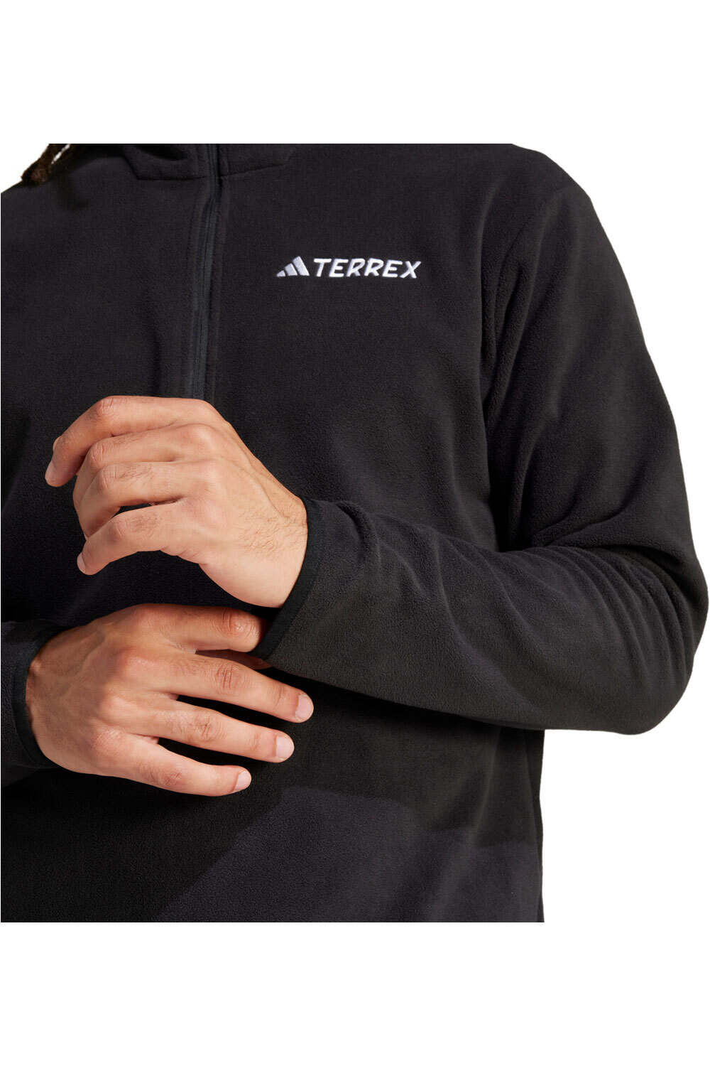 adidas forro polar hombre MULTI ESSENTIALS 1/2 ZIP FLEECE 04