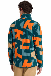 adidas forro polar hombre TERREX MULTI PRINTED FLEECE vista trasera