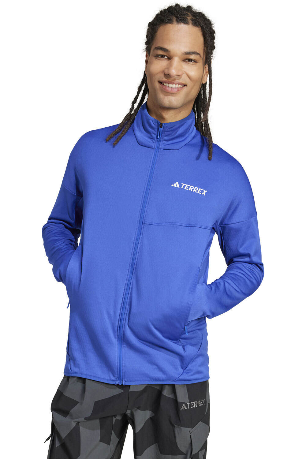 adidas forro polar hombre XPR LT FL J vista frontal