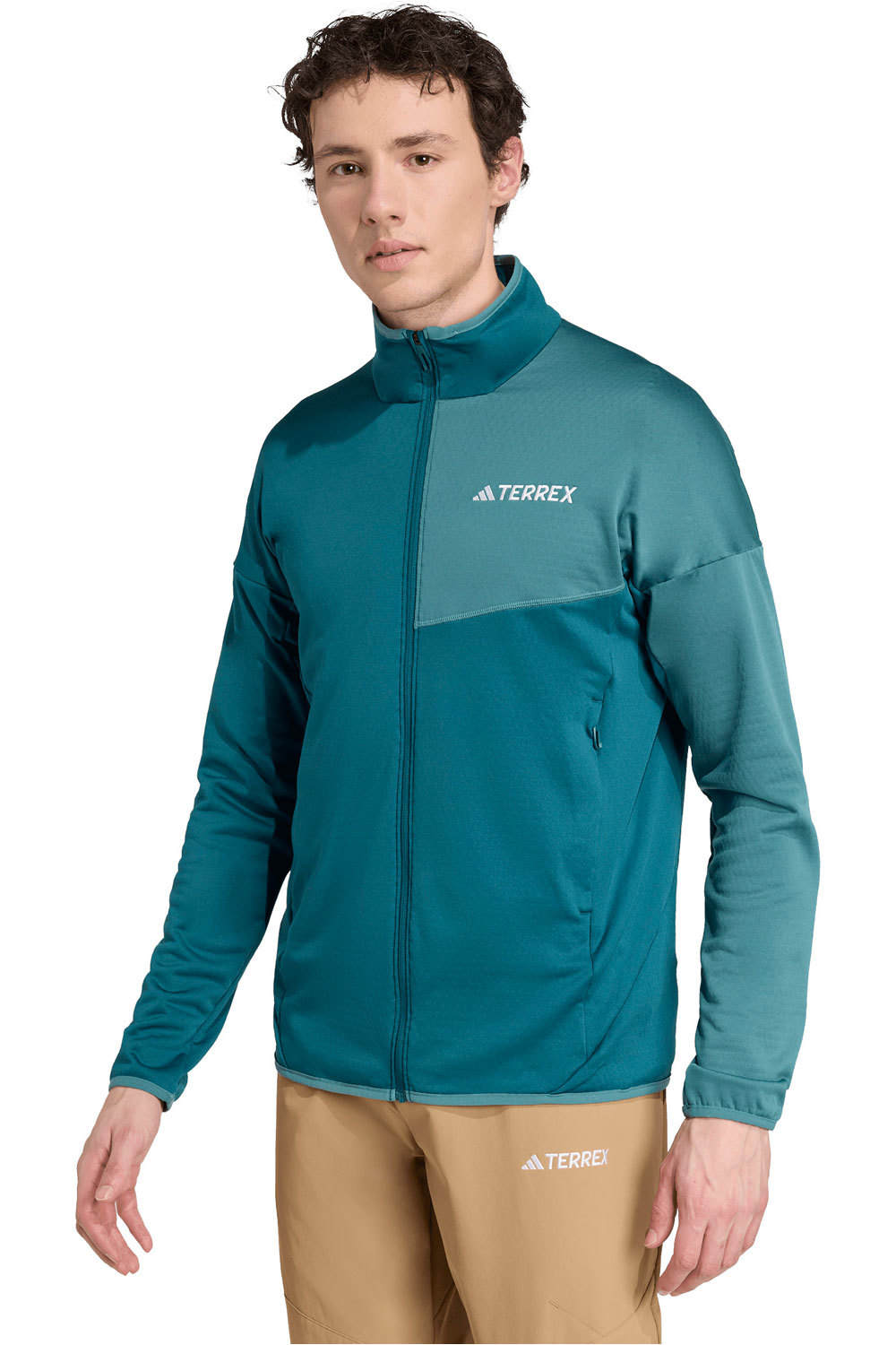 adidas forro polar hombre XPR LT FL J vista frontal