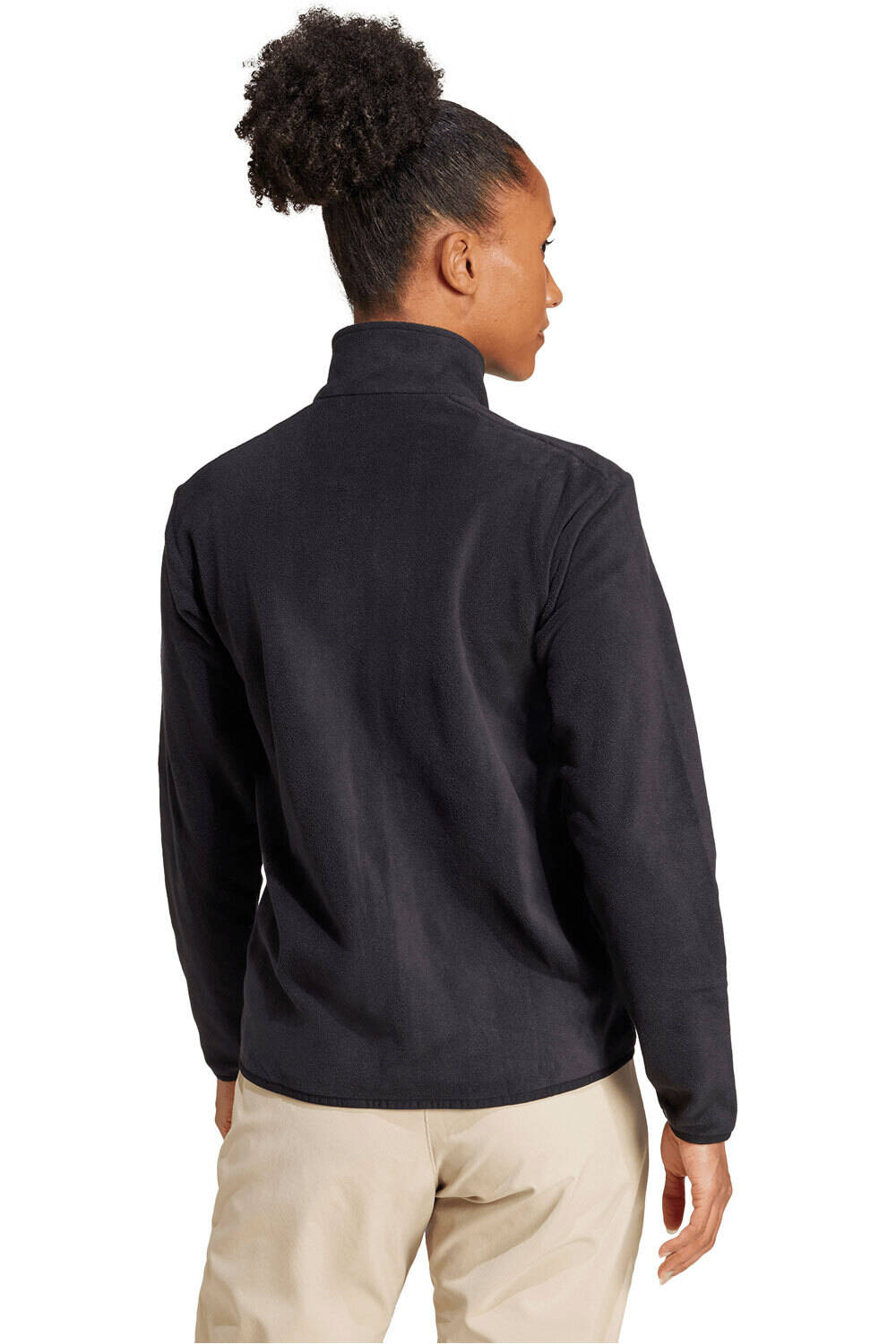 adidas forro polar mujer MULTI ESSENTIALS FLEECE vista trasera