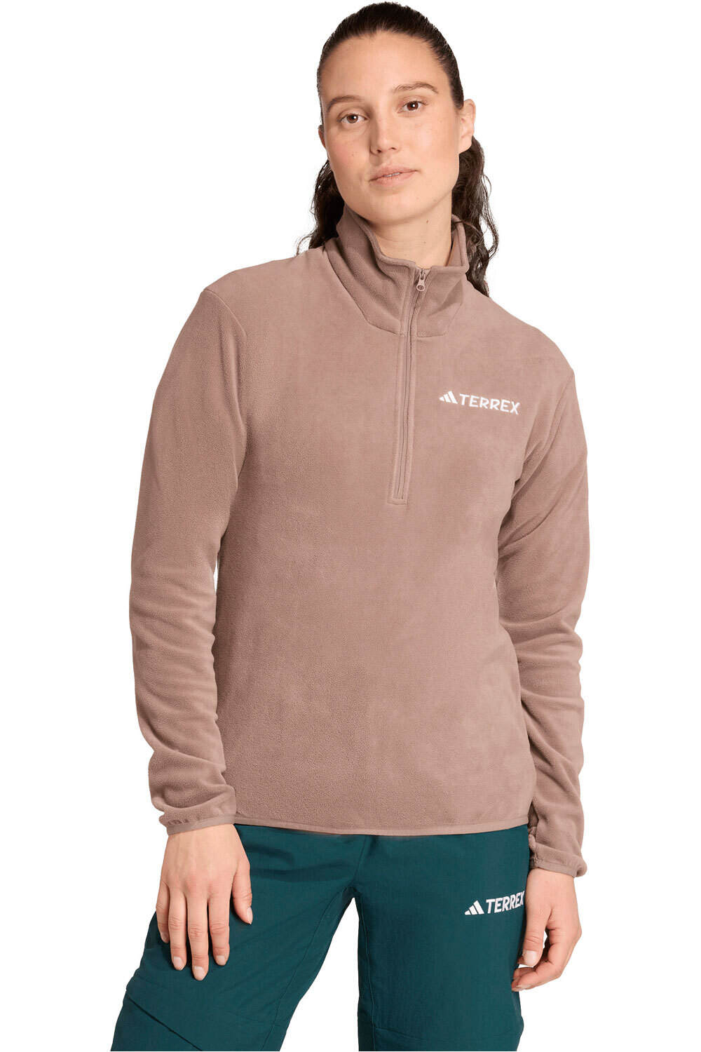 adidas forro polar mujer MULTI ESSENTIALS vista frontal