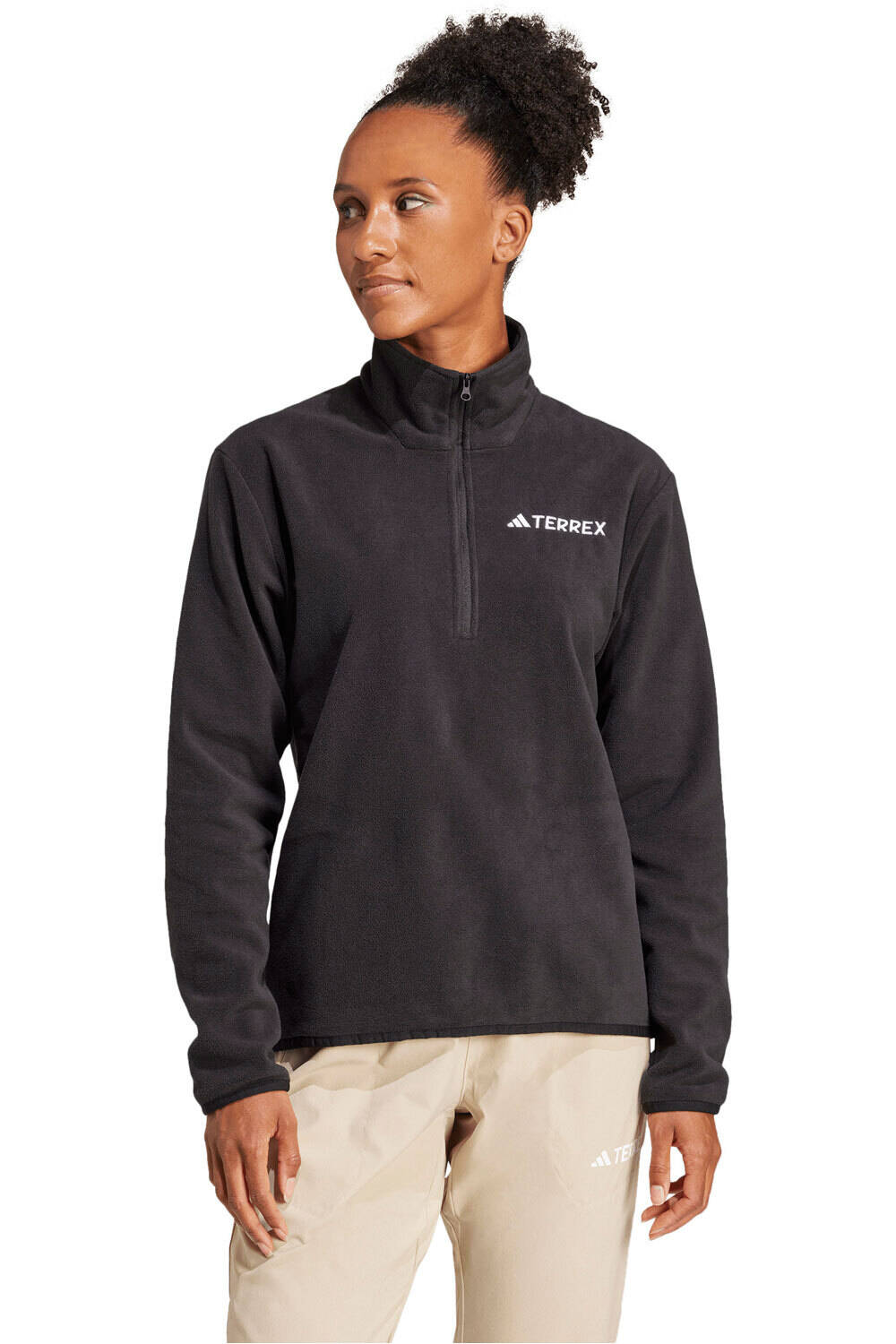 adidas forro polar mujer MULTI ESSENTIALS vista frontal