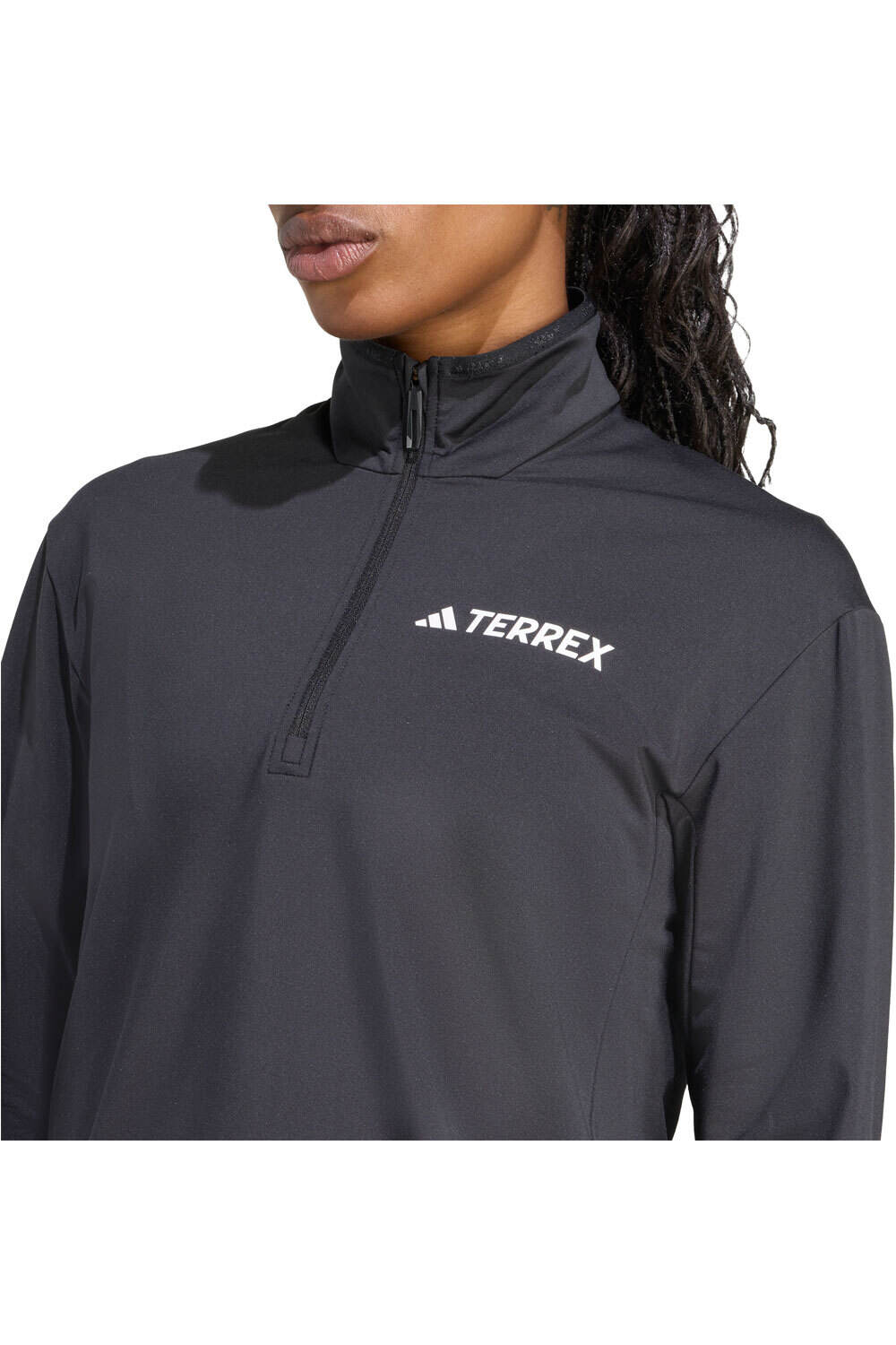 adidas forro polar mujer W MT CW HZ T FL vista detalle