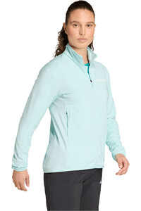 adidas forro polar mujer W MT CW T FZ FL vista detalle