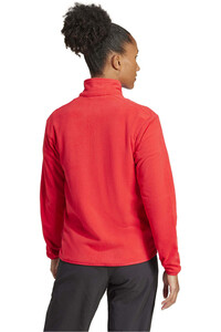 adidas forro polar mujer W MT ESS FZ FL vista trasera