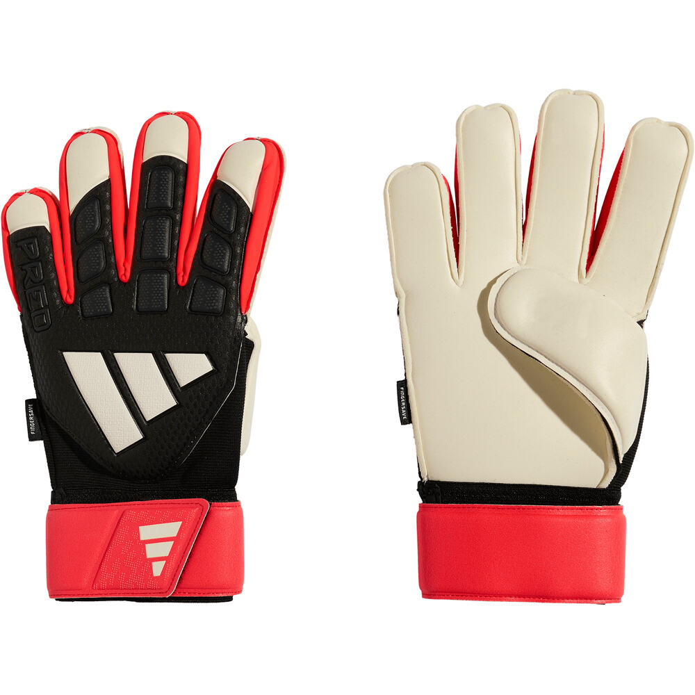 adidas guantes portero PREDATOR MATCH FINGERSAVE vista frontal