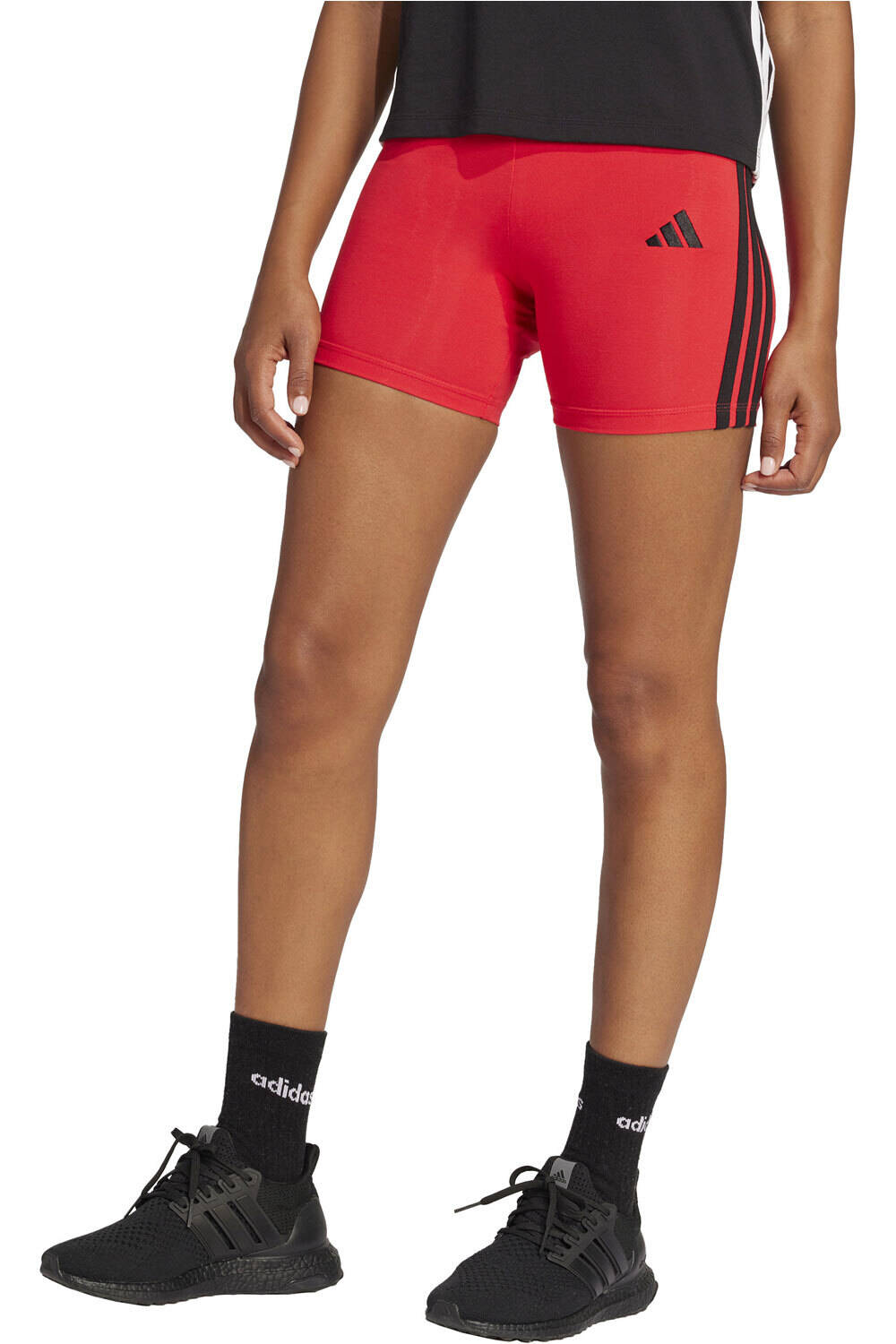 adidas Malla Corta Mujer W 3S SJ BK SHO vista frontal