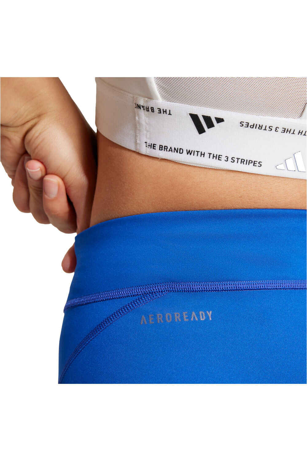 adidas malla corta running mujer ADIZERO E BOOTY vista detalle