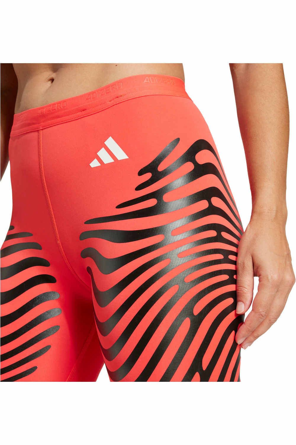 adidas malla corta running mujer Mallas cortas Adizero Control Running vista detalle