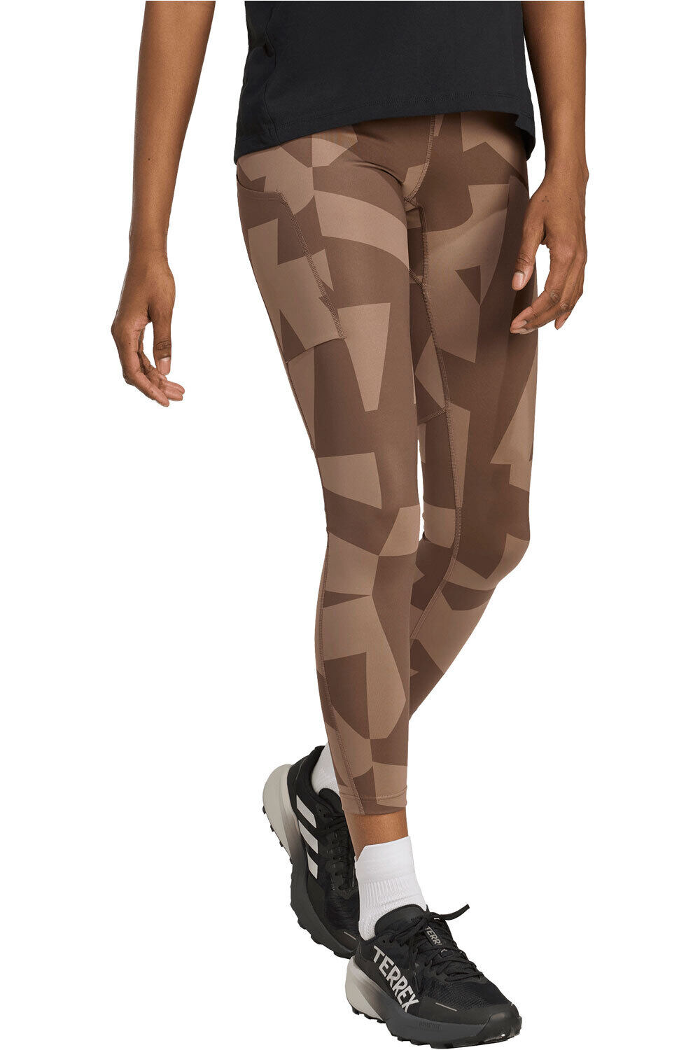 adidas malla larga mujer MALLAS TERREX MULTI PRINTED vista detalle