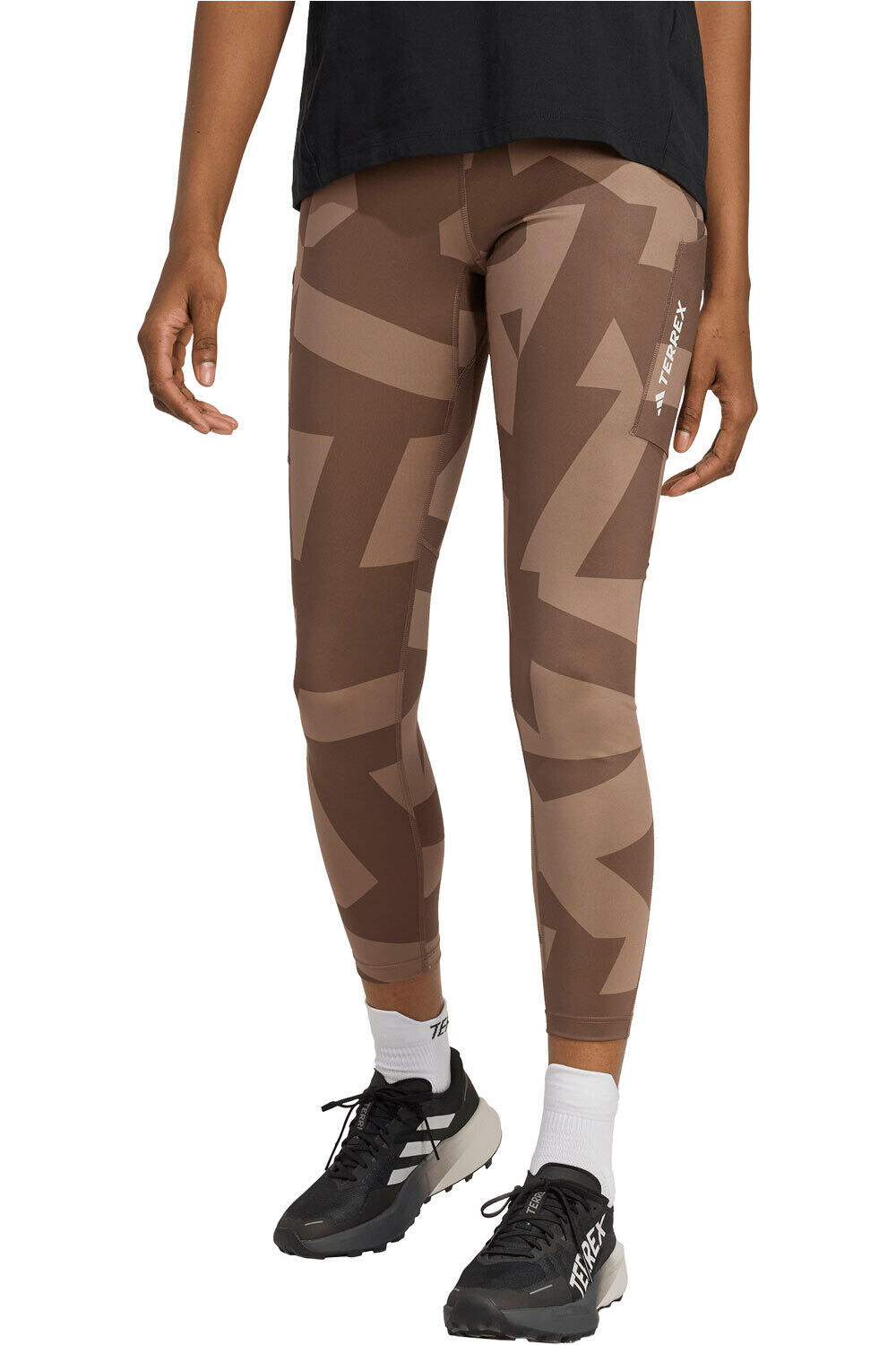 adidas malla larga mujer MALLAS TERREX MULTI PRINTED vista frontal