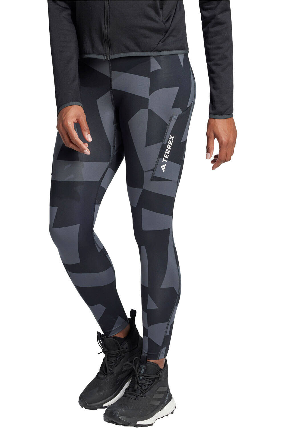 adidas malla larga mujer TERREX MULTI PRINTED vista frontal